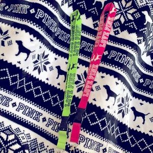 Bundle of 2 VS PINK Lanyards